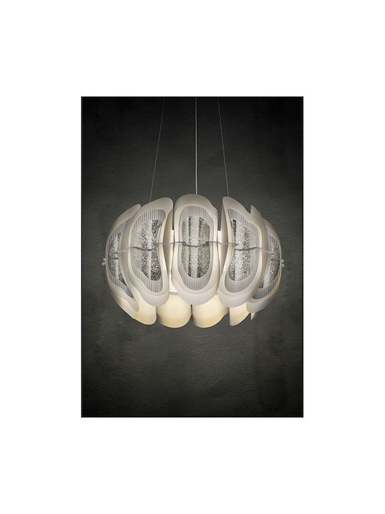 Slamp Adjustable Pendant Light White 56x56x56cm