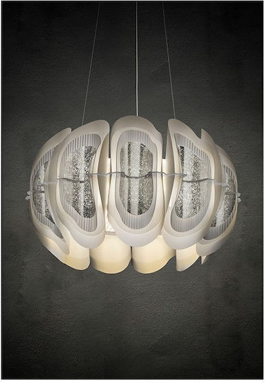 Slamp Adjustable Pendant Light White 56x56x56cm