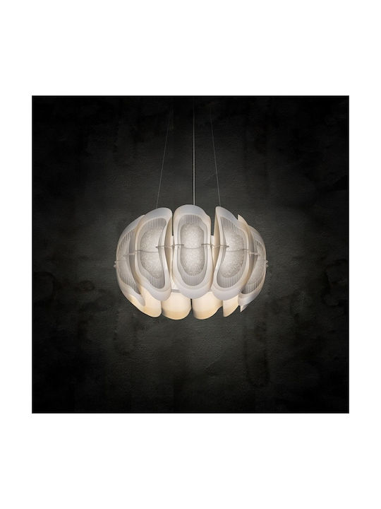 Slamp Adjustable Pendant Light White 56x56x56cm