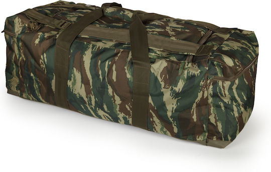 Woodland Military Backpack Travel made of Polyester Greek Variation 75lt