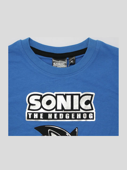 Kinderoberteile Kurzärmelig Blau Sonic