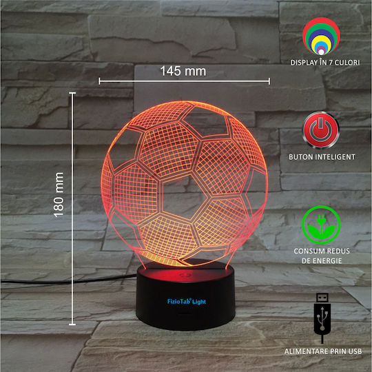 Φωτιστικό 3D LED Night Light LED 3D Illusion Φωτιστικό 3D LED Night Light LED 3D Illusion