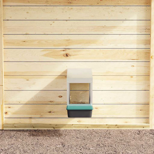 vidaXL Vogelnest Box Kunststoff Grün