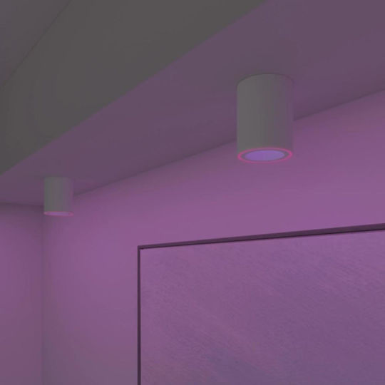Calex Plafonieră de Tavan Albă cu LED Integrat