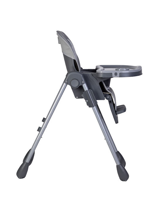 FreeOn Lan Foldable Baby Highchair 2 in 1 with Adjustable Height Gray