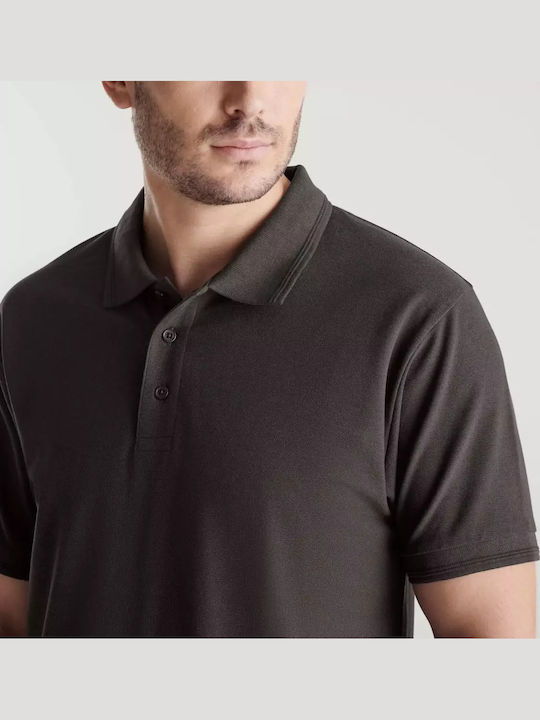 Pegaso Premium Polo Μπλούζα Κοντομάνικη Μαύρη