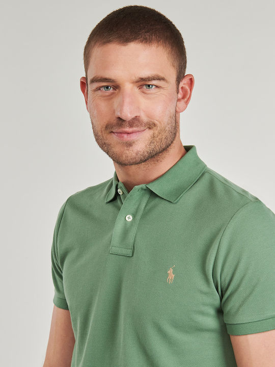 Polo Short Sleeve Blouse Foggy Green