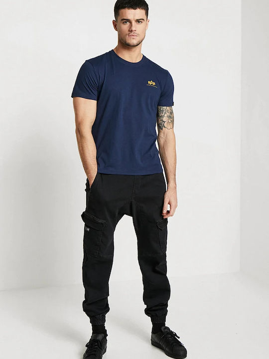 Basic Small Logo T-shirt Navy Μπλε