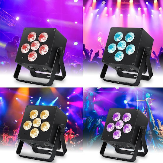 Light4me Light Mod LED ПАР RGBWA / Червен / Червено / Зелен / Амбър / UV