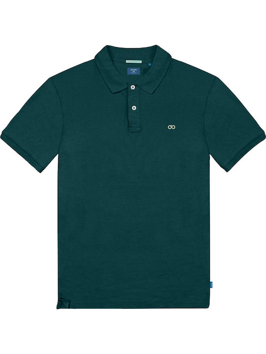 Polo Short Sleeve Blouse Forest Green