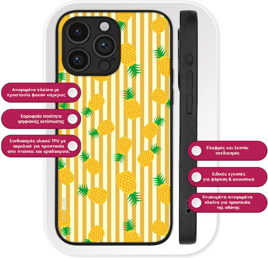 Sonique Fruit Series Honor Magic6 Pro 5g Umschlag Rückseite Ananas 01
