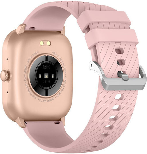 Denver SWC-187 Smartwatch mit Pulsmesser (Rose Gold)