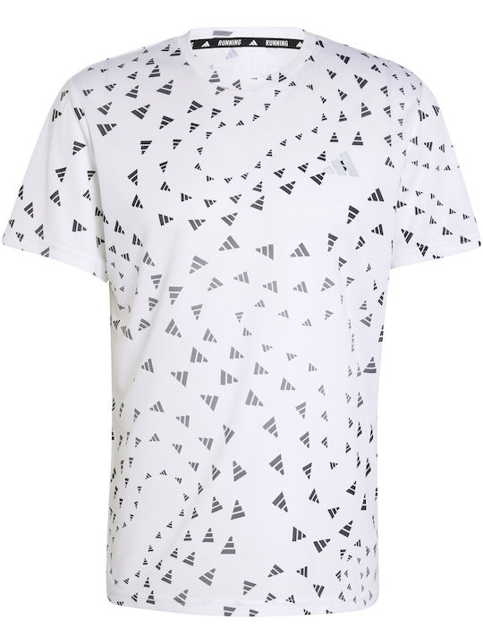 Brand Love Aeroready Спортна тениска Бял