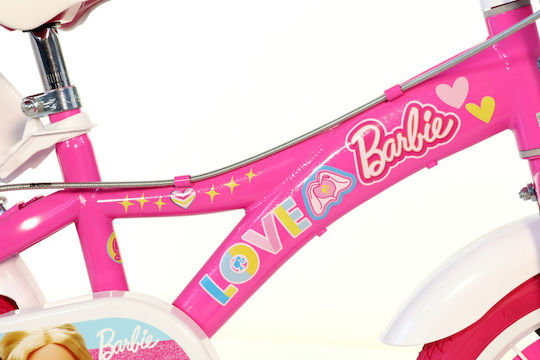 Dino Bikes Barbie 16" Παιδικό Ποδήλατo Πόλης Ροζ