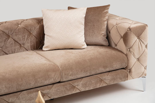 Sofa Del Atelier Vier Sitzer Sofa Creme 344x90x72cm