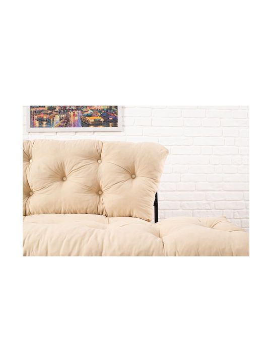 Διθέσιος Καναπές Cream 190x70x85εκ.