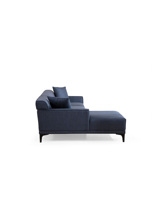 Petra Ecksofa mit Linker Ecke Blau 250x145x69cm