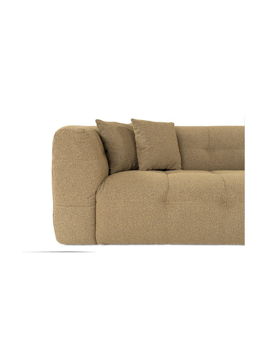 Cady Τριθέσιος Καναπές Khaki 235x100x72εκ.