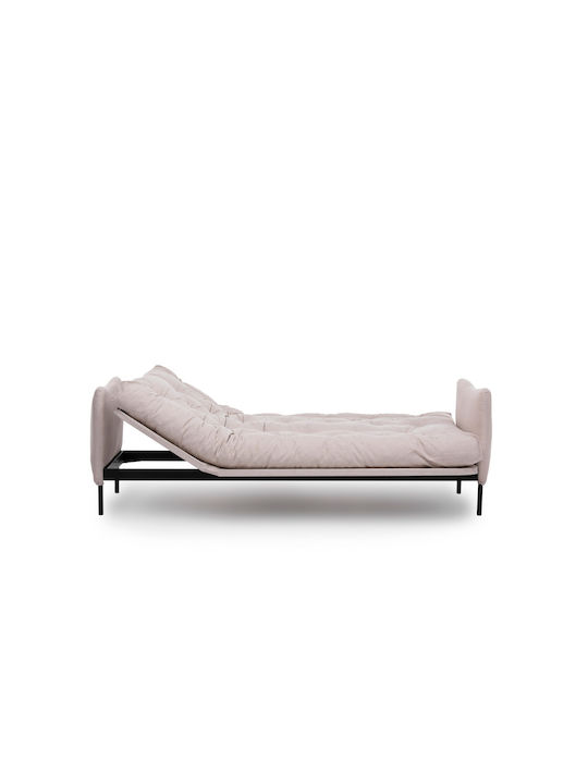 Renge Τριθέσιος Καναπές Κρεβάτι Cream 200x82x92εκ.
