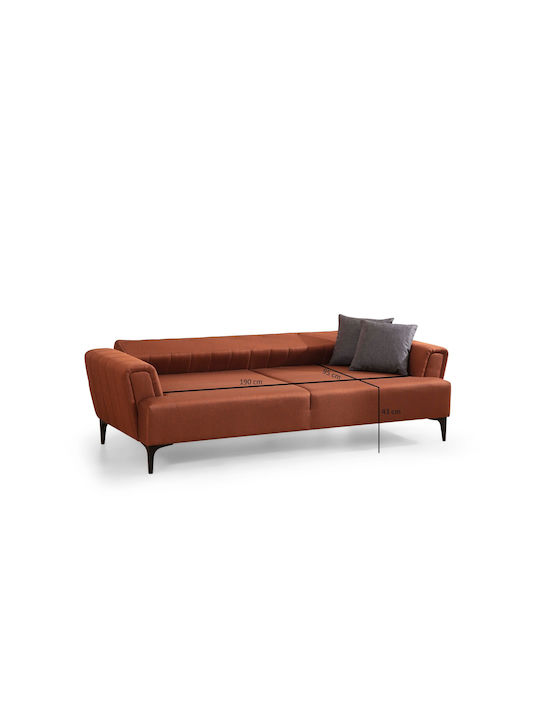 Hamlet Dreisitzer Sofa Sofa Tile Red 230x95x77cm