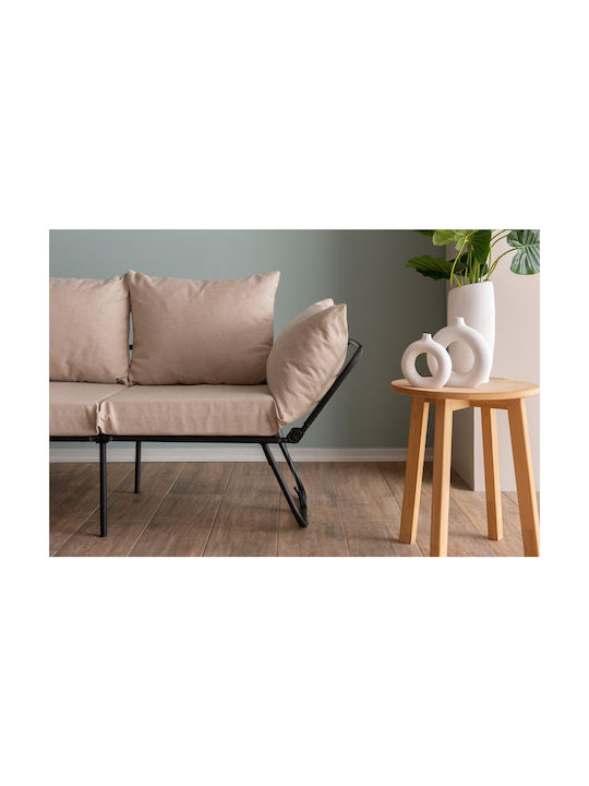 Viper Διθέσιος Καναπές Κρεβάτι Cream 150x60x78εκ.