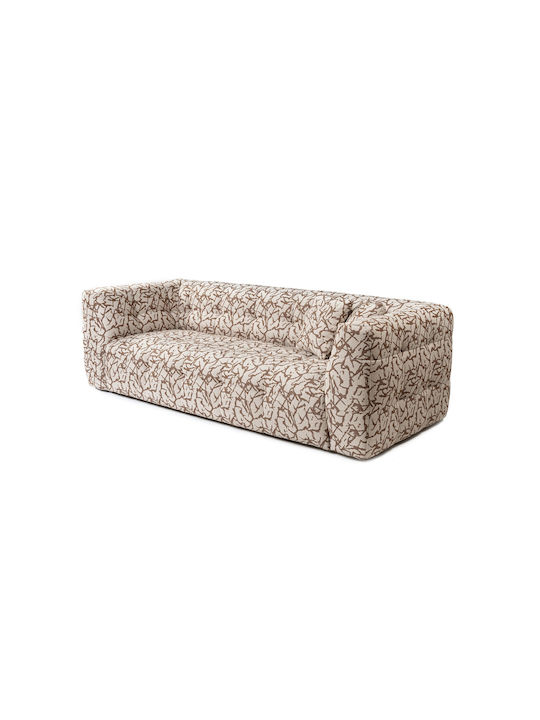 Cady Cu trei locuri Canapea Tan-beige 235x100x72cm.
