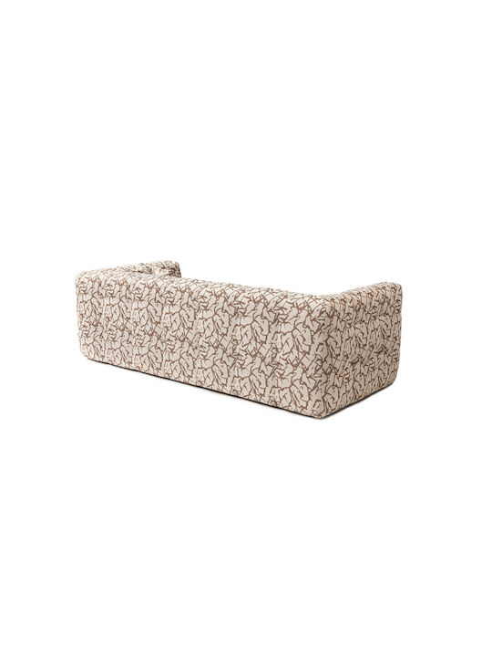 Cady Cu trei locuri Canapea Tan-beige 235x100x72cm.