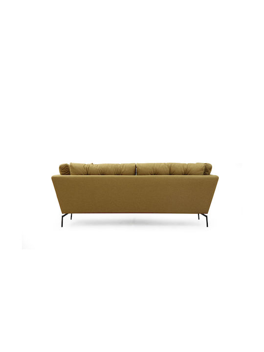 Mapa Cu trei locuri Canapea Greenish Yellow 214x90x84cm.