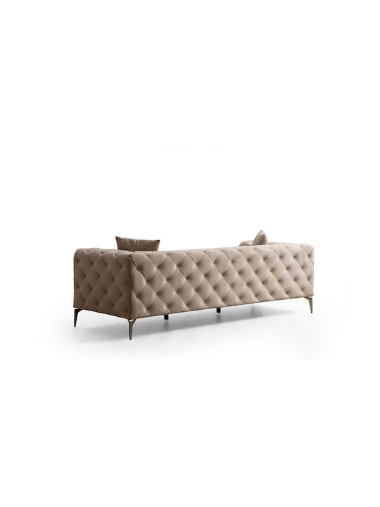 Como Canapea Cu Trei Locuri Ecru 237x90x70cm