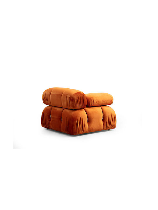 Γωνιακός Καναπές με Αναστρέψιμη Γωνία Orange 288x75x75εκ.