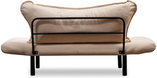 Διθέσιος Καναπές Cream 140x65x70εκ.