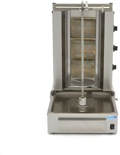 Maxima Μηχανή Γύρου Natural Gas with Rotisserie for 40kg