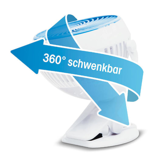 Mini Ventilator Livington Go Fan 15 X 18 6 X 8 Cm Acumulator Lithiu-ion