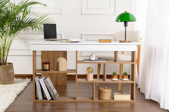 Schreibtisch Vesper Holz Weißkiefer 130x50x72cm