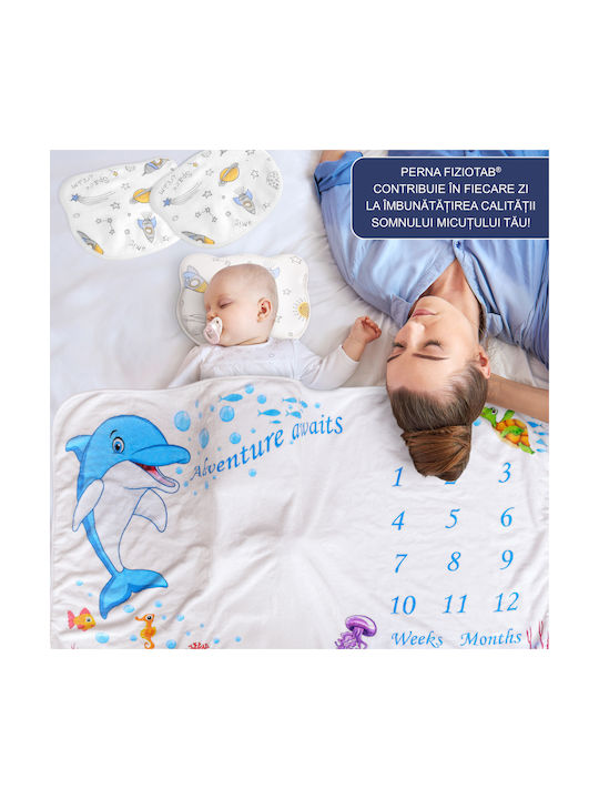 Βρεφικό Μαξιλάρι Πλαγιοκεφαλίας Memory Foam Cosmos 20.5x25εκ.