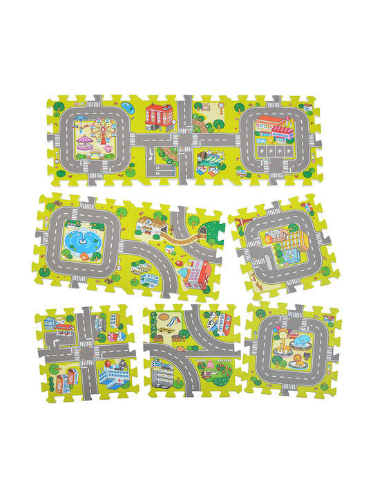 Interaktives Kinder-Bodenpuzzle mit Tieren 9 Teile