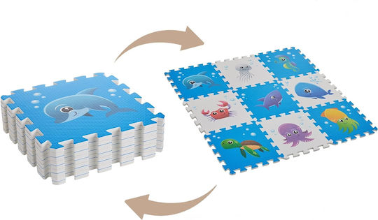 Puzzle De Podea Interactiv Cu Animăluțe 9 Piese