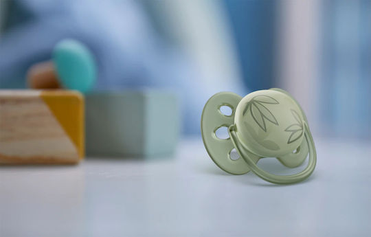 Philips Ultra Soft Πιπίλα Σιλικόνης Πράσινο για 0-6 μηνών