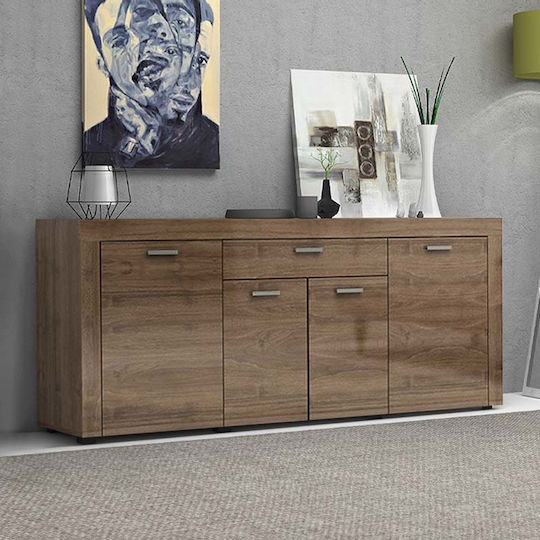 Μπουφές Joseph mit Schubladen Walnut 177x40x76cm