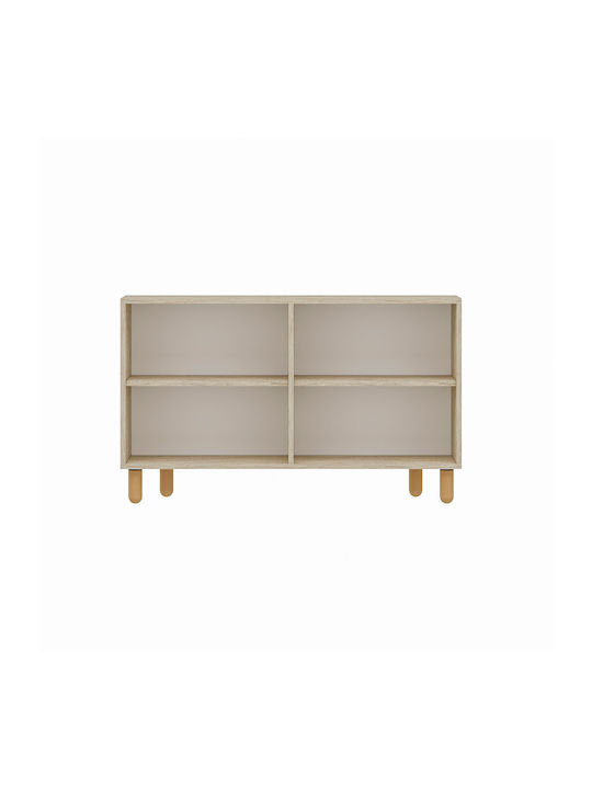 Bufet Rodney Travertine Beige-oak 120x29.6x73.6cm