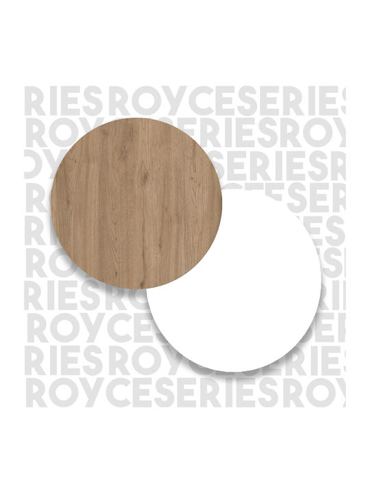 Μπουφές από Ξύλο & Μέταλλο Oak-white 120x35.5x205cm