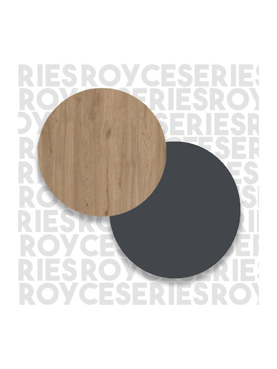 Sideboard made of Wood & Metal Black 120x35.5x205cm