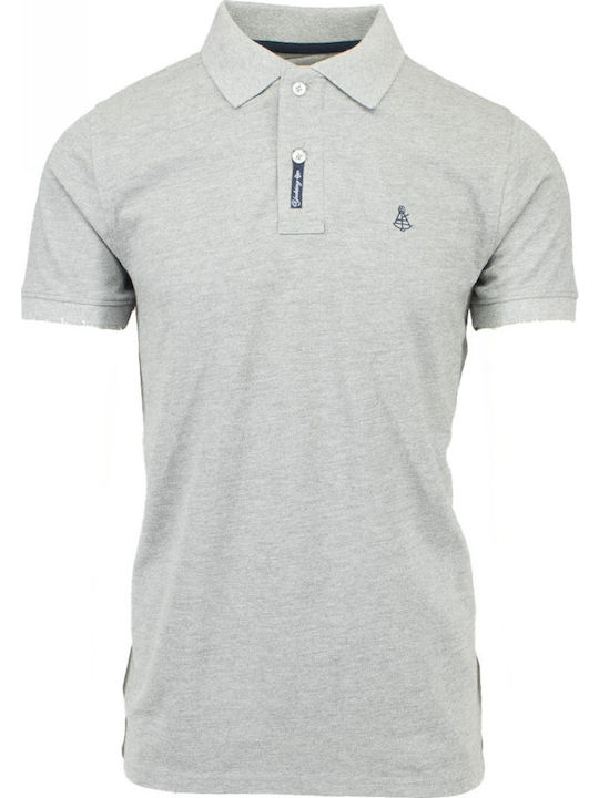 Polo Short Sleeve Blouse Gray