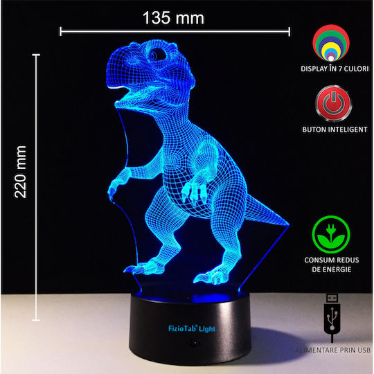 LED Kinder Dekorative Lampe Mehrfarbig 22x3cm