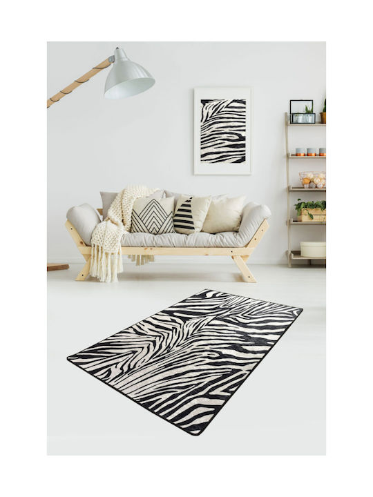 Conceptum Hypnose Zebra Rug Rectangular Black-white