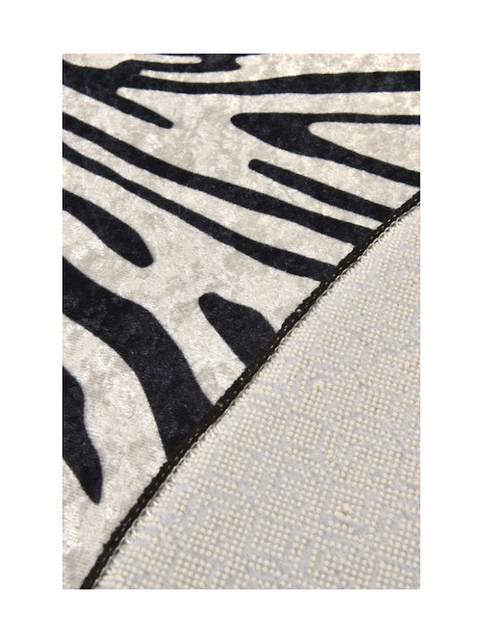 Conceptum Hypnose Zebra Covor Rotund Alb-negru