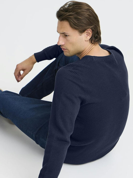 Long Sleeve Sweater Dress Blues
