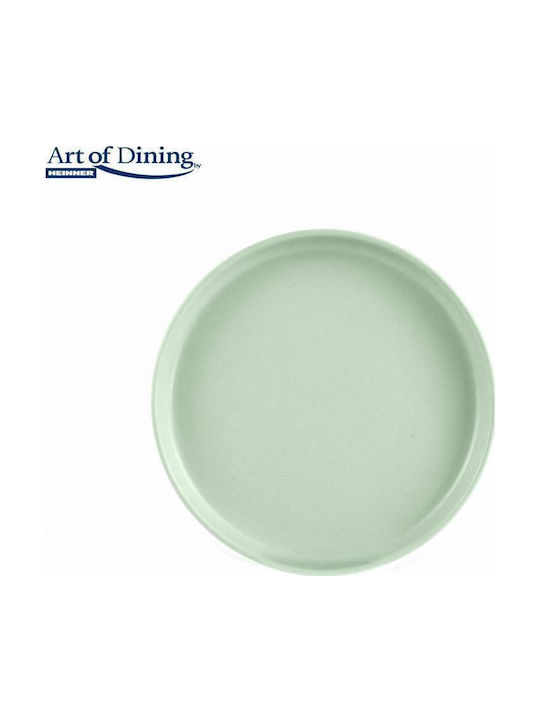 Heinner Yvonne Plate Desert Ceramic Green with Diameter 20cm