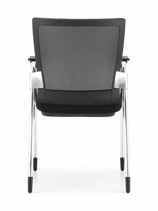 Chair Visitor in Black Color 56x60x87cm 1pcs