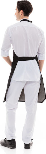 IdealPress Ποδιά Barista / Barkeeper / Kellner Ganzkörper Schwarz
